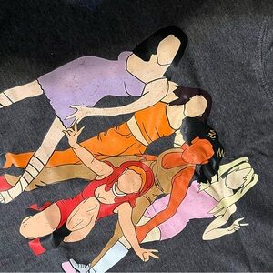 Graphic Tee with Colorful Illustration